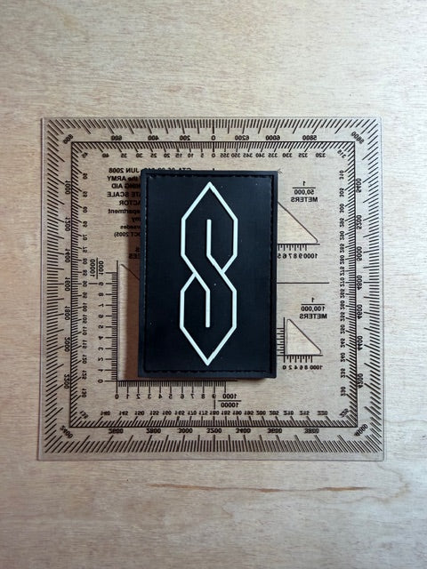 2 pack! you drew this in school pvc patch GLOW!